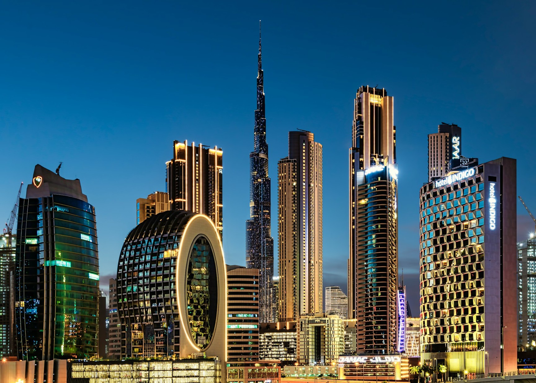 A photo of the cityscape of Dubai